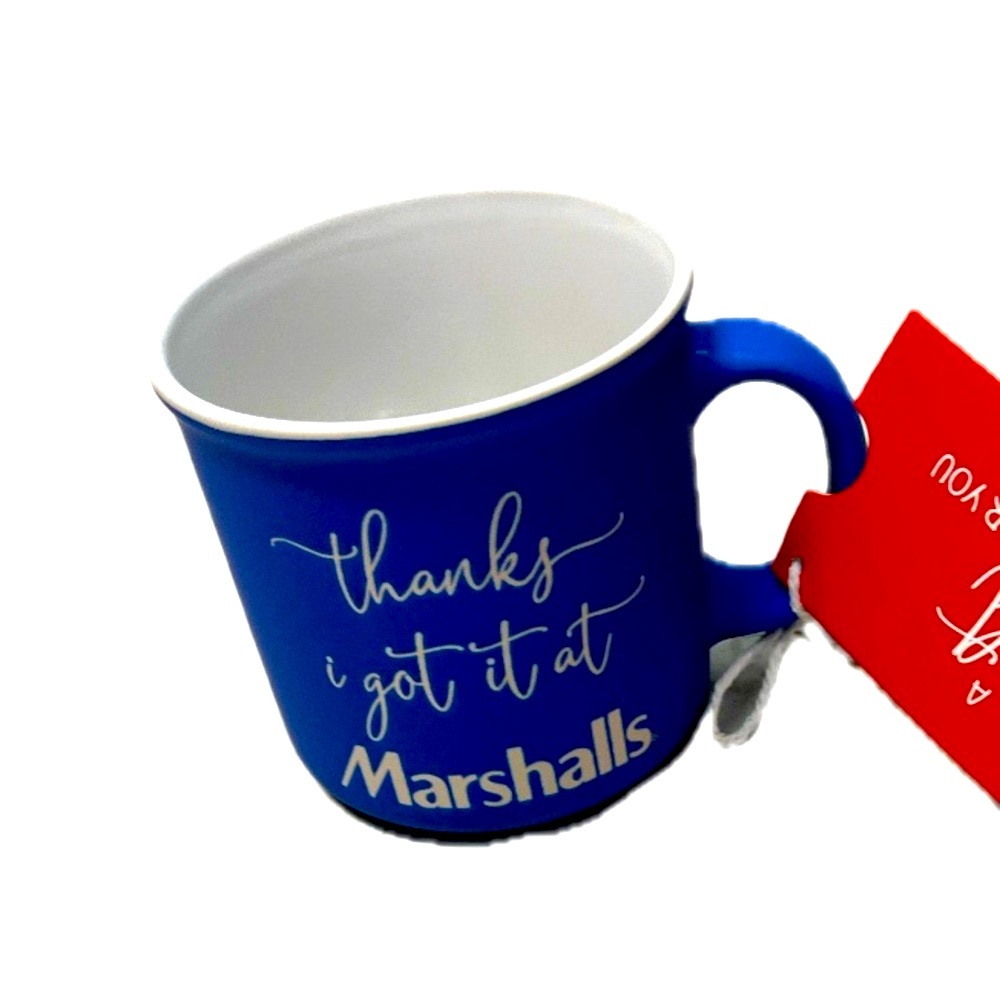 NWT ⚜️💙⚜️ Thanks Got It at Marshalls Double Sided Ceramic Mug
